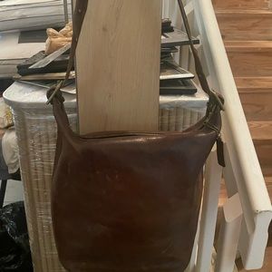 Vintage coach bucket bag